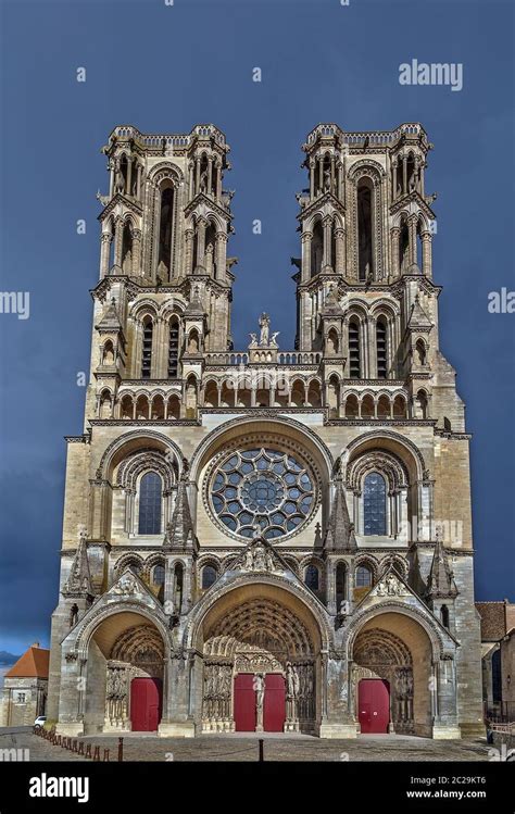 Laon Cathedral, France Stock Photo - Alamy