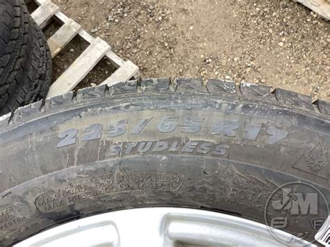 (4) MICHELIN 225/65R17 TIRES ON ALUMINUM 5 BOLT RIMS - Jeff Martin ...