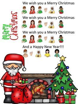 ASL: Merry Christmas Song | Merry christmas song, Sign language songs ...