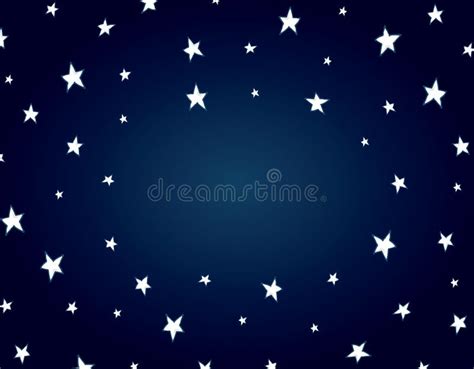 Cartoon Night Star Background Stock Vector - Illustration: 43400278