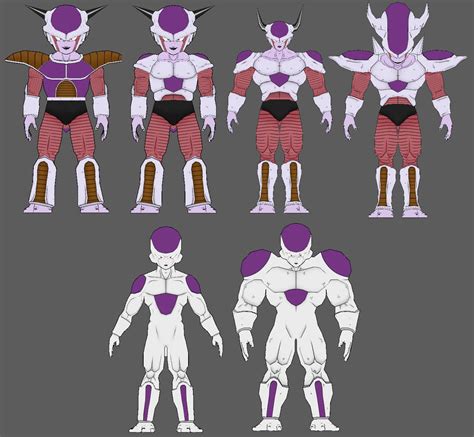 Frieza Forms by Leechyox on DeviantArt