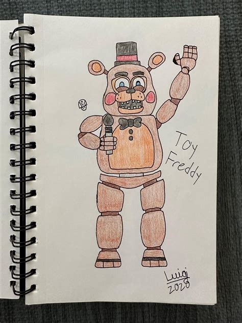 Toy Freddy fanart by Luigi33330 on DeviantArt