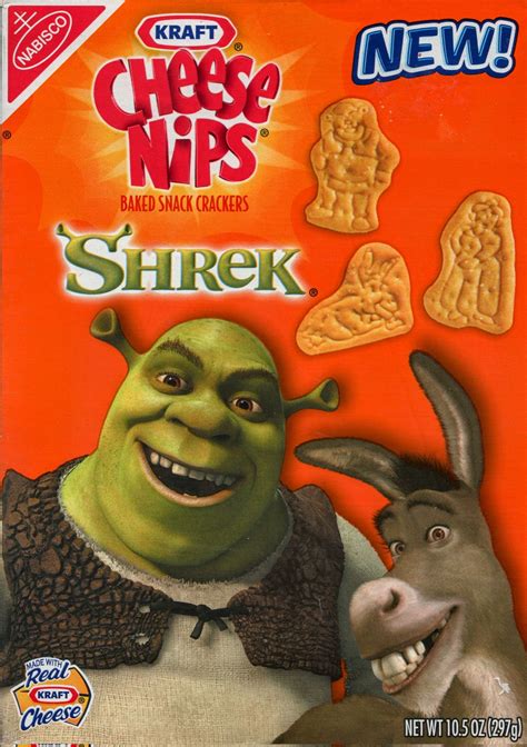 🧅ShrekHistory🧅 on Twitter: "Kraft Cheese Nips with Shrek shapes, which were released in 2004 to ...