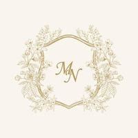 Vintage Wedding Logo Design