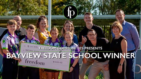 Freedom Communities - Bayview State School Winner Announcement - YouTube