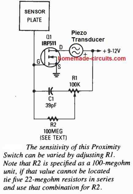 3 Easy Capacitive Proximity Sensor Circuits Explored - Homemade Circuit Projects