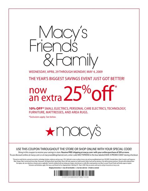 Macy's One Day Sale Promo Code | semashow.com