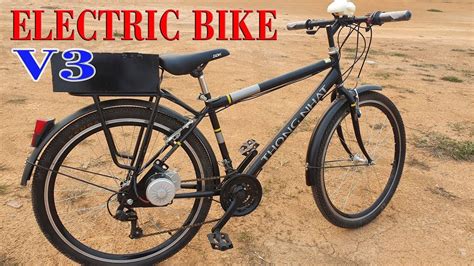 Build a Electric Bike Using DIY KIT 250W Reducer Motor - V3 | Скутеры, Двигатель, Колесо велосипеда