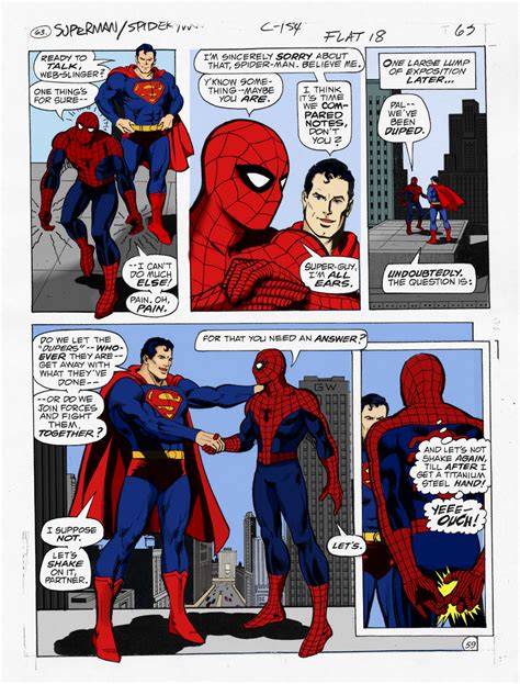 Superman Vs Spiderman pg 59 by headlight on deviantART