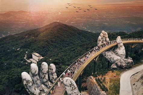 The breathtaking Vietnam golden bridge | Infinity Masculine