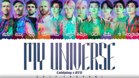 Bts X Coldplay My Universe Lyrics Romanized - btsjullld