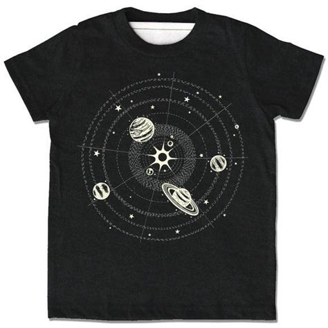 Science Clothes, Science Shirts, Sistema Solar, Rad Gift, Space Tee, Black Planet, Dark Ink ...