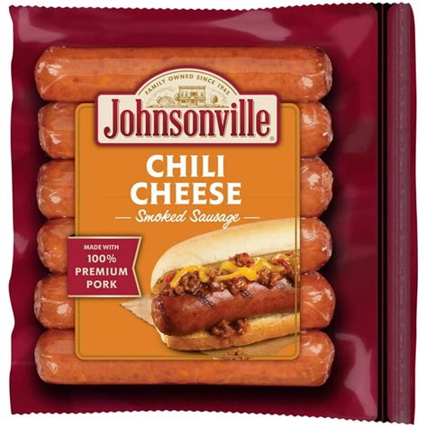 Johnsonville Chili Cheese Smoked Sausage, 14 Oz. - Walmart.com ...