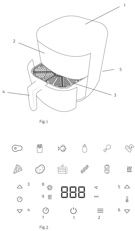 cecotec Cecofry Bombastik 6000 6 L Digital Air Fryer Instruction Manual