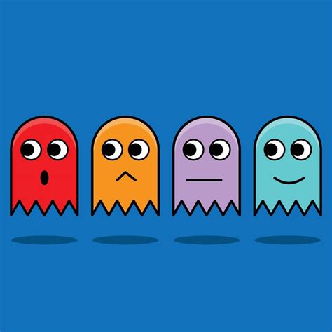 The Illustration of Pacman Ghost 21884924 Vector Art at Vecteezy