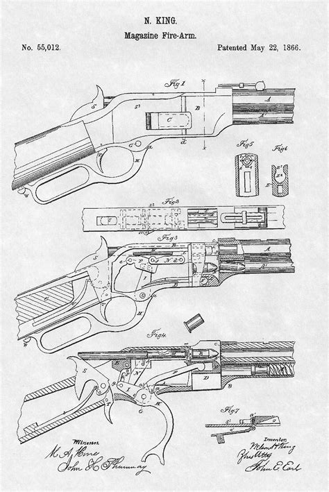 Winchester 1873 Exploded View