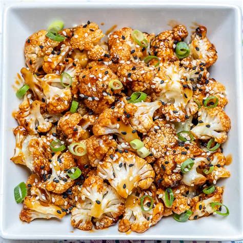 Sweet and Spicy Baked Cauliflower Recipe | Healthy Fitness Meals