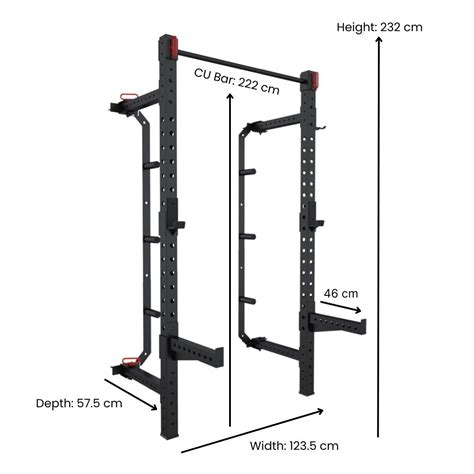 Xpeed Wall Mounted Folding Squat Rack – Xpeed Australia