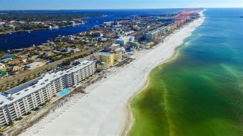 Fort Walton Beach from the Air, Florida Stock Photo - Image of aerial ...