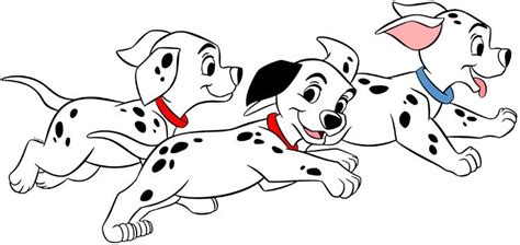 Clip art of dalmatian puppies running #101dalmatians | Dalmatian puppy ...