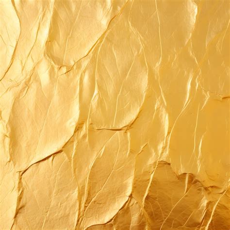 Premium AI Image | Gold leaf texture