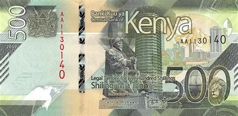 Current Kenyan Shilling Banknotes - Foreign Currency