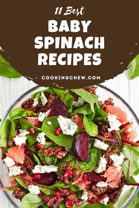 11 Best Baby Spinach Recipes (From Sides To Entrées) | Recipe | Spinach recipes, Baby spinach ...