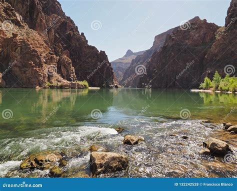 Colorado River in Grand Canyon National Park, Arizona. Stock Photo ...