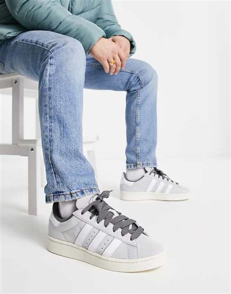 adidas Originals Campus 00's trainers in grey | ASOS