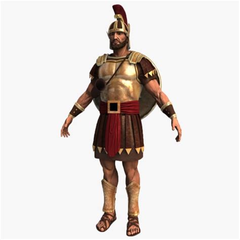 3d model of roman soldier