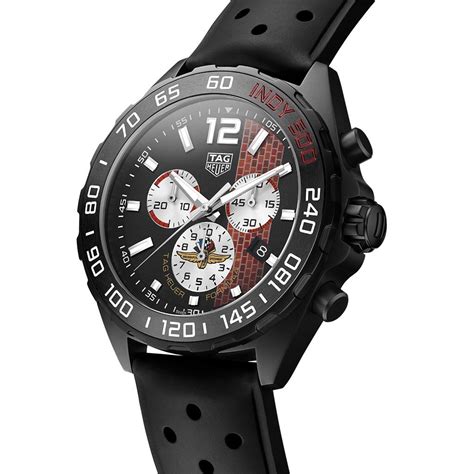 TAG HEUER Formula 1 INDY 500 Quartz Chronograph 43mm Rubber Strap - Gregory Jewellers