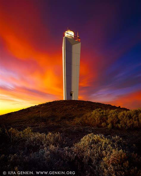 Late Sunset at Cape Jervis Lighthouse Photos, Fleurieu Peninsula, South Australia (SA ...