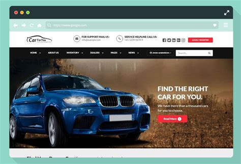 29 Premium Automotive Website Templates & WordPress Themes