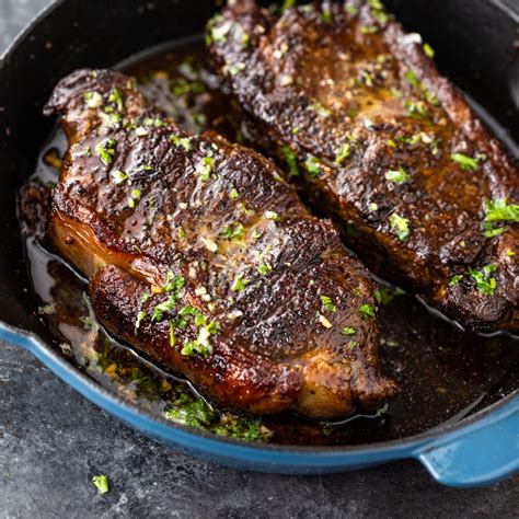 Pan-Seared Steak with Garlic Butter | Gimme Delicious