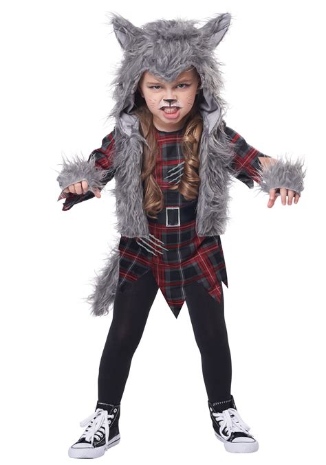 Wee-Wolf Girl's Costume