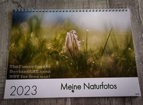 My own nature calendar 2023 - Cover Sheet by TheFunnySpider on DeviantArt