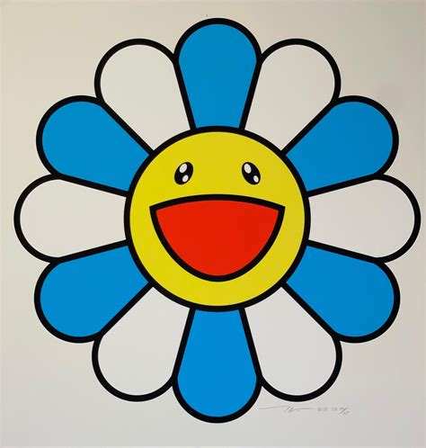 Takashi Murakami Multicolor Super Flat Flowers Print (Signed, Edition Of 100 ...