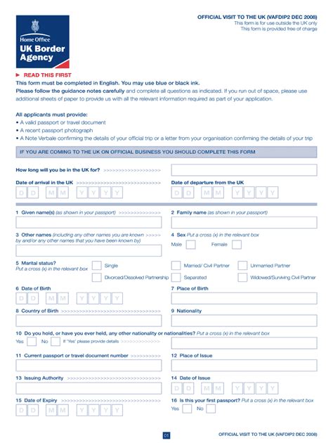 2008 Form UK VAFDIP2 Fill Online, Printable, Fillable, Blank - pdfFiller