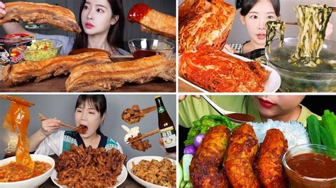 Mukbang asmr spicy food 204. Fume, Wooang, Nana Mukbang, Zcm Asmr. 18032023. - YouTube