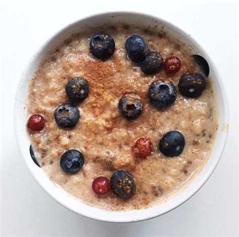 Gachas de Avena con Canela, Limón y Chía | Receta ekilu