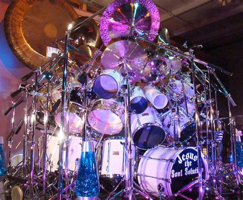 This drum kit is massive and possibly the largest drum setup in the ...