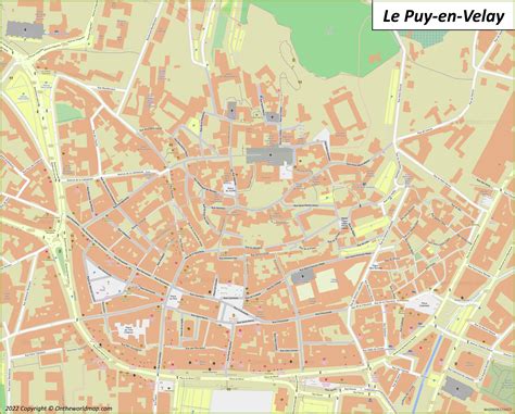 Le Puy-en-Velay Map | France | Discover Le Puy-en-Velay with Detailed Maps