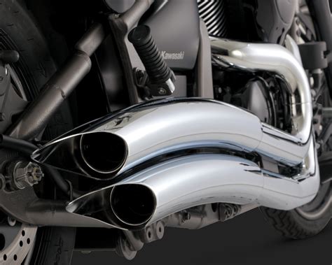 Vance & Hines Big Radius Exhaust Chrome Kawasaki Vulcan 900 - 26301