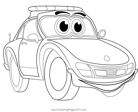 Happy Cars Coloring Page For Kids Free Cars Printable Coloring Pages ...