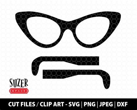 Cat Eye Glasses Clipart