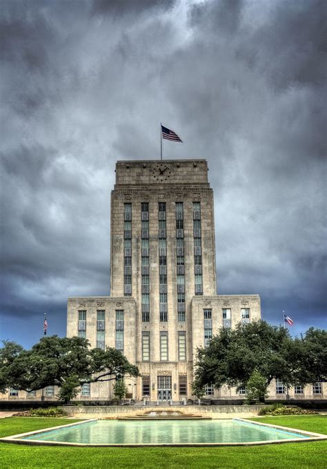 Houston City Hall Photograph by Matt Fitzhugh - Fine Art America