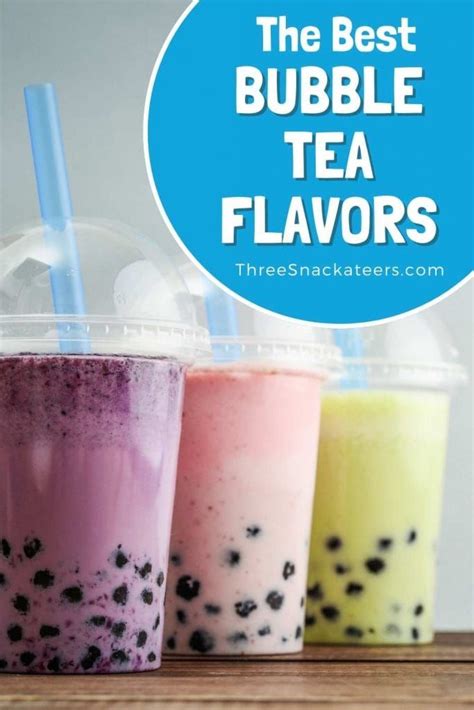 The Best Bubble and Boba Tea Flavors | Boba tea recipe, Bubble tea flavors, Bubble tea recipe