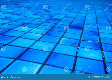 Blue Swimming Pool Tiles stock image. Image of lifestyle - 151743985