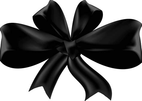 Download Black Ribbon Symbolof Mourning.png | Wallpapers.com