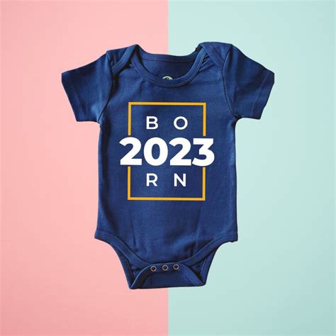 Born in 2023 Baby Birth Announcement Onesie – T Bhai